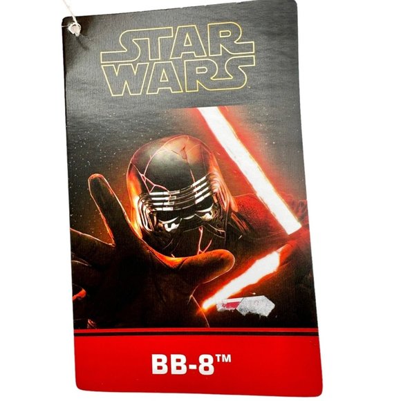 Star Wars BB-8 Stuffed Plush Disney LucasFilms NWT 10in White Orange Silver - Picture 5 of 11